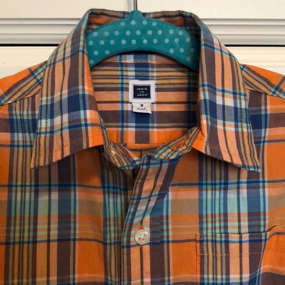 🍁Janie and Jack Button Down Shirt🍁 - Picture 3 of 6